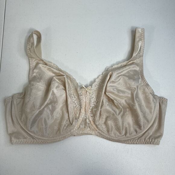 Playtex 40DD Bra Secrets Lifts & Supports Underwire Unlined Full Coverage 4422 - Picture 3 of 13